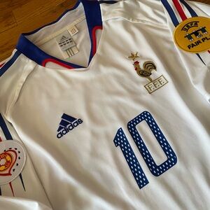 ZIDANE FRANCE 2004 ADIDAS JERSEY